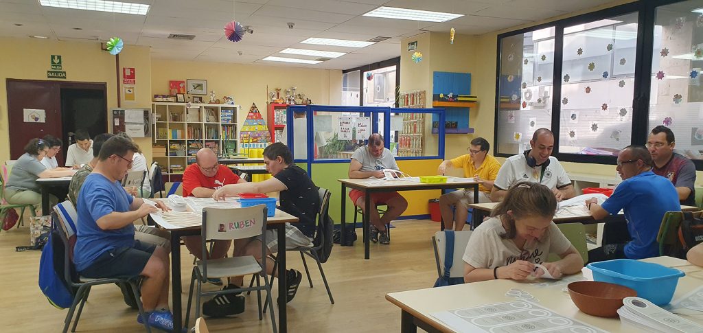 La Fundación SER da APOYO a las personas con discapacidad intelectual.​