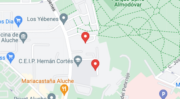 Mapa Centro Ocupacional Los Yébenes