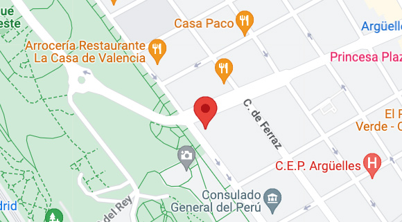 Mapa Centro Ocupacional Pintor Rosales